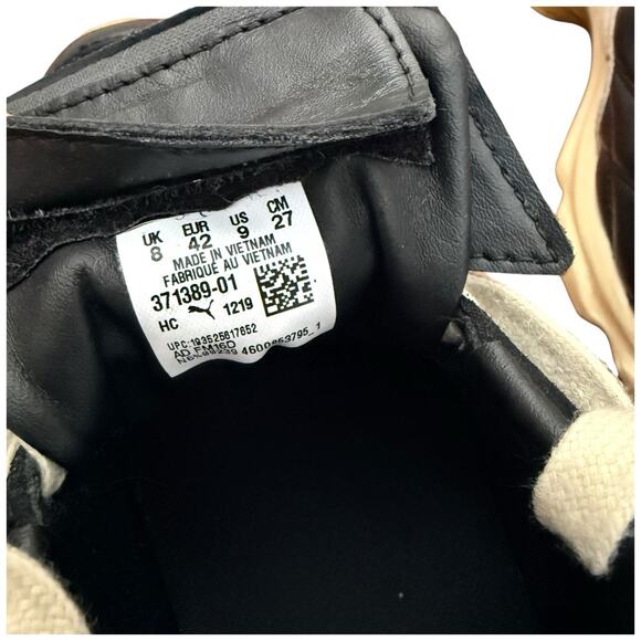 PUMA X RHUDE Cell King Black Oatmeal Men's Size 9 - Picture 14 of 14